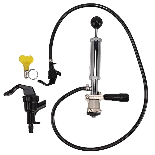 Miniatura 6 de Bomba Para Barril De Cerveza, Grifo Para Barril De Sellado Hermético Duradero De Hierro Cromado Con Manguera Para Grifo, Eventos De Picnic Para Fiestas