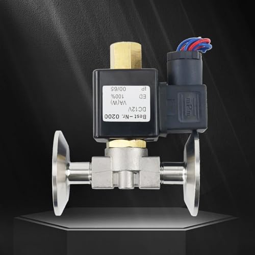 Válvula solenoide de 1/4 normalmente abierta AC110V con triple abrazadera K25.4mm 4