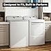 4.5 cu. ft. Top Load Washer with Triple Action Impeller for Tough Dirt & Stains - Reduce Laundry Time with Accela Wash & Express Wash