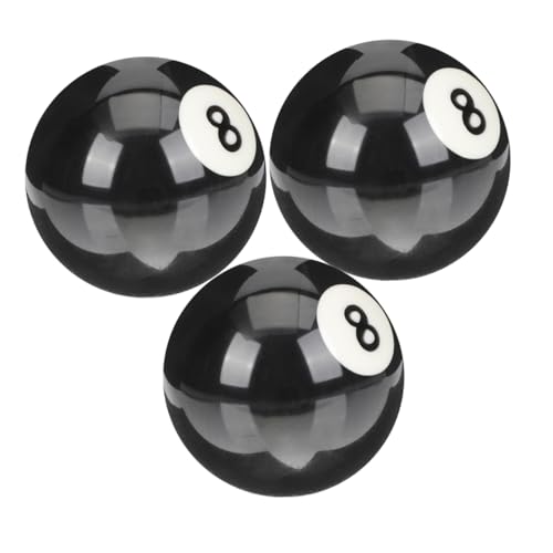 HANABASS 3Pcs Resin Billiard Ball Replacement Pool Balls for Table Games Durable Scratch Resistant Design for Billiards and Skill Improvement