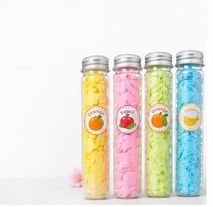 Dissolvable Paper Soap, Pack of 4, Fruit Scented Travel Tubes | Easy to Carry, Dissolves in Water, Gentle on Skin, Refreshing Fragrance, 4 Assorted Scents-image-47
