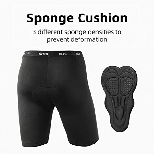 Bike-Shorts für Herren von Rockbros Kurz Radlerhose mit Sitzpolster