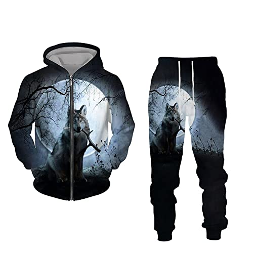 Sweat loup 3D au design sauvage pour affirmer votre style hip-hop et urbain unique