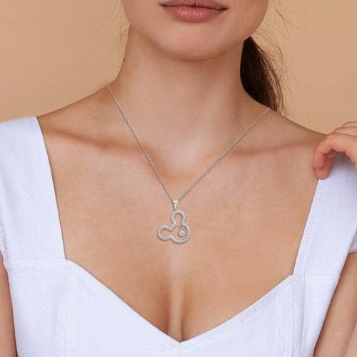 Generic Sterling Silver Hypoallergenic Cubic Zirconia Mouse Pendant Necklace - Dainty Lovely Fashion Jewelry Adorable Gift for Girls, Teens, Women2
