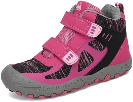 Mishansha Kinder Wanderschuhe rutschfest Leicht Trekking Wanderstiefel für Jungen Mädchen Gr.24-38