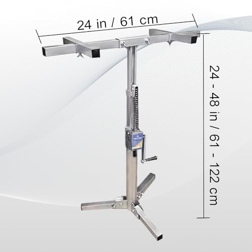 Cabinet Lift Jack, Cabinet Jack for Installing Cabinet, Adjustable Third Hand Tool Support System with 440lbs, Multi-Functional Drywall Jack (47 inch) - Image 5