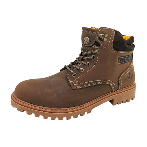 Bottes à lacets Lumberjack River avec semelle crantée homme