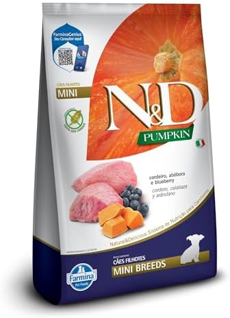 N&D Pumpkin para Cães Filhotes de Raças Mini e Pequenas Sabor Cor...
