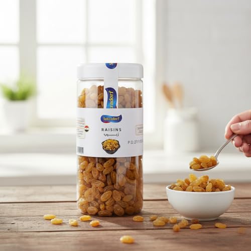 Sokradorf Natural Raisins, Dried Grapes, No Added Sugar, Hig...