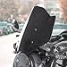 Motorcycle Windshield Deflector with Mounting Bracket Windscreen Compatible with Trident 660 2021 2022 2023 Double Bubble Flyscreen Front Wind Shield Screen Visor, Smoke