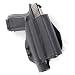 OWB TLR-1 Kydex Paddle Holster - Black (Right-Hand, for Glock 17/22/31)
