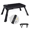 Step Stool, Adjustable Folding Step Stools for Adults and Seniors, Foldable Step Stool,Step Ladder with Anti-Slip Platform and Rubber feet for Kitchen,Bed,Garden,RV,Office Use,350Ibs Capacity