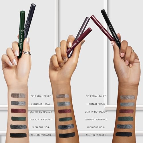 L'Oreal Paris Makeup Le Shadow Stick Eyeshadow, Blendable, Smudge-Resistant, Smokey Cream Eyeshadow, 270 Twilight Emerald - image 6