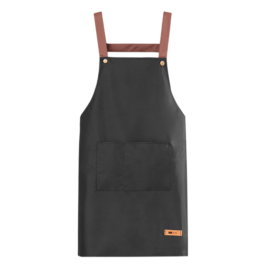 Delantal de Cocina para Hombre - Esencial para los Amantes de la Cocina - Negro