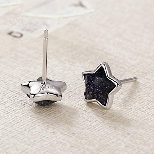 Fu You 925 Sterling Silber Ohrringe Sterne Ohrstecker Ohrschmuck Schmuck Geschenke Ohrringe für Damen Mädchen