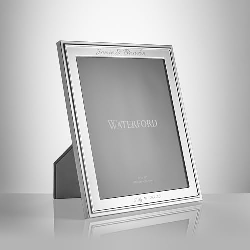 Waterford-Classic-Personalized-8×10-Picture-Frame-Custom-Engraved-Silver-Plated-8×10-Frame-for-Wedding-Anniversary-Baby-Graduation-Family-Photos Waterford Classic Personalized 8×10 Picture Frame Custom Engraved Silver Plated 8×10 Frame for Wedding Anniversary Baby Graduation Family Photos