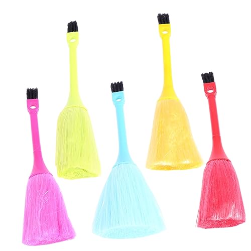 Mipcase 5pcs Keyboard Brush Set Key Board Cleaner Desktop Cleanup Record Cleaning Brush