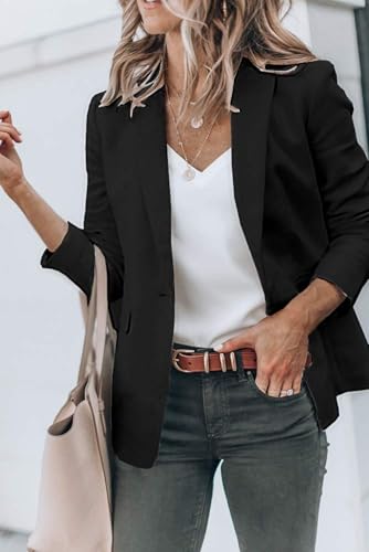 Women Blazer Jackets Business Casual Jacket Long Sleeve Work Office Suit Jackets Lapel Open Front Cardigan Blazers3