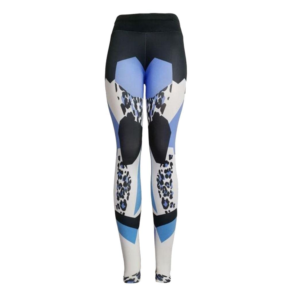 Enakshi Women High Elastic Yoga Pants Workout Running Yoga Leggings Leopard Print XL-image-21
