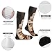 FekiLoot Stack of Bread Slices Compression Socks Cozy Soft Support Socks Fashion Breathable Knee High Tube Socks for Adult