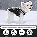 Savlot Wasserdichter Hundemantel Winter Warme Jacke Winddichte Haustierkleidung Hundejacke Outfit für kleine mittelgroße Hunde mit Geschirr Reflektierende Hundemäntel XS