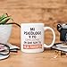 Imagen de MUGFFINS taza mamá y papá con frase Mi psicólogo y yo coincidimos en que soy tu hija favorita en Español