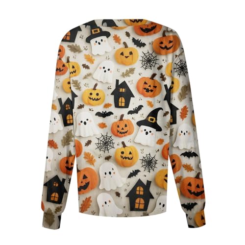 Printed Scrub Jackets for Woman Print Long Sleeve Plus Size Womens Scrubs for Women Nursing Jacket with Pockets