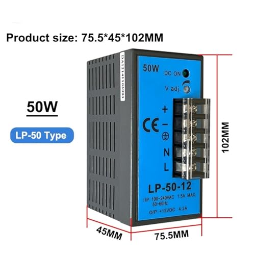 Transformateur LP-50-24V 2.1A anti-surtension Over-voltage pour LED