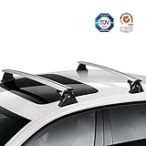 【Aerodynamisches Design】: Schlankes, aerodynamisches Design für die Dachtraverse, um Windgeräusche und Vibrationen auch bei Autobahngeschwindigkeiten zu vermeiden. Wir empfehlen jedoch, nicht mehr als 100 km / h zu fahren.