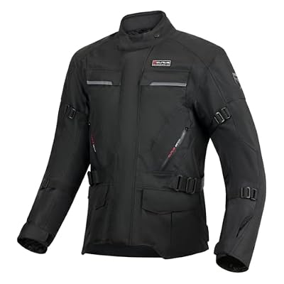CURVE Chaqueta moto Boron Waterproof negra, espaldera, protecciones nivel 2, hombre, mujer, adulto, 4 estaciones, CE, clase A (FR/ES, Letras, XXL, Regular, Regular, Negro) | Ya disponible en tu tienda friki favorita! En mundofriki.es! CURVE Chaqueta moto Boron Waterproof negra, espaldera, protecciones nivel 2, hombre, mujer, adulto, 4 estaciones, CE, clase A (FR/ES, Letras, XXL, Regular, Regular, Negro) | Ya disponible en tu tienda friki favorita! En mundofriki.es!