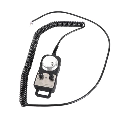 Fydun CNC Handwheel Manual Pulse Generator 5V Electronic Handwheel with Emergency Stop - Industrial Hardware Knobs & Hand Wheels