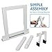 Ivation Air Conditioner Support Bracket, No Tools or Drilling Required - Easy to Install Window AC Mount - Heavy Duty Steel, Holds Up to 200lbs - Fits Single Or Double Hung Windows 19.25H by 17.25L