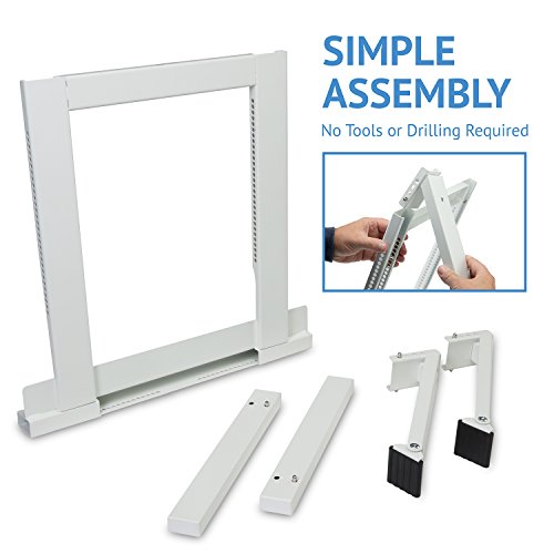 Ivation Air Conditioner Support Bracket, No Tools or Drilling Required - Easy to Install Window AC Mount - Heavy Duty Steel, Holds Up to 200lbs - Fits Single Or Double Hung Windows 19.25H by 17.25L by Ivation - Image 5