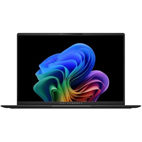 ASUS Vivobook S16 Laptop, Copilot+ PC, AMD Ryzen AI 7 350 with XDNA NPU, 16GB Memory, 1TB SSD, Neutral Black, M5606KA-DS76