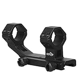 CCOP High Profile AR-ArmourTac Rifle Scope Mount Rings for Picatinny Rail, 1-Inch, Black
