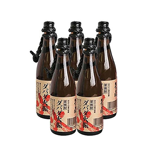 Amazon.co.jp: 無手無冠 栗焼酎 ダバダ火振 ミニチュア瓶 5本