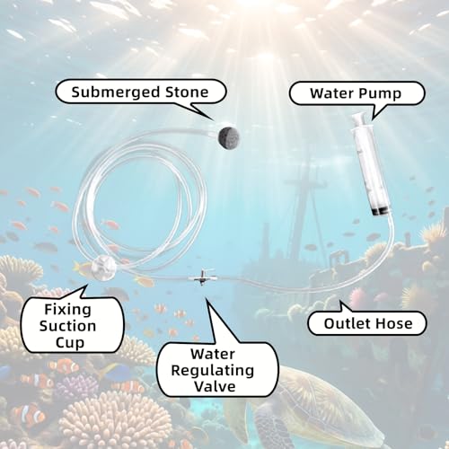 Image of Drip Acclimation Kit for Aquarium, Adjustable Precision Slow Drip System to Reduce Stress, Prevent Osmotic Shock, Safe Acclimation for Shrimp, Fish