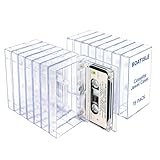 BOATISLE 15-Pack Clear Plastic Cassette Tape Storage Cases - Premium Audio Storage Solution