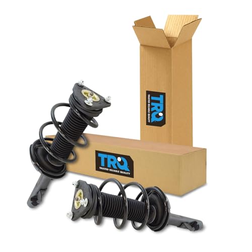 Image of TRQ Front Driver and Passenger Side Strut and Spring Assembly Set Loaded | For 13-19 Ford Escape