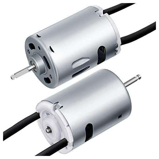 Boao 2 Packs RV Vent Fan Motor 12 Volt D-Shaft RV Vent Motor Exhaust Fan Replacement Motors RV Bathroom Vent Motor Camper Fan Motor