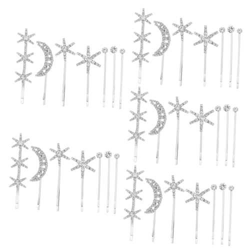 Barrettes décoratives anti-glisse : fixez vos coiffures quotidiennes avec ce set de 5 pinces