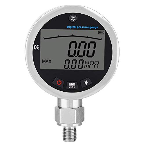 Manomètre numérique hydraulique inox haute pression pour les réseaux d'eau