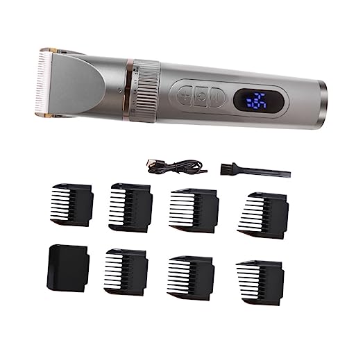Tondeuse à cheveux électrique silencieuse DOITOOL et kit de coupe ergonomique pour barbe