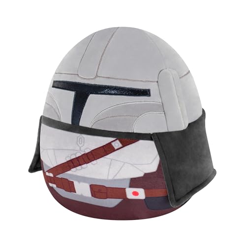 Squishmallows Original 12in “Star Wars” Mandalorian Plush (Medium-Sized)