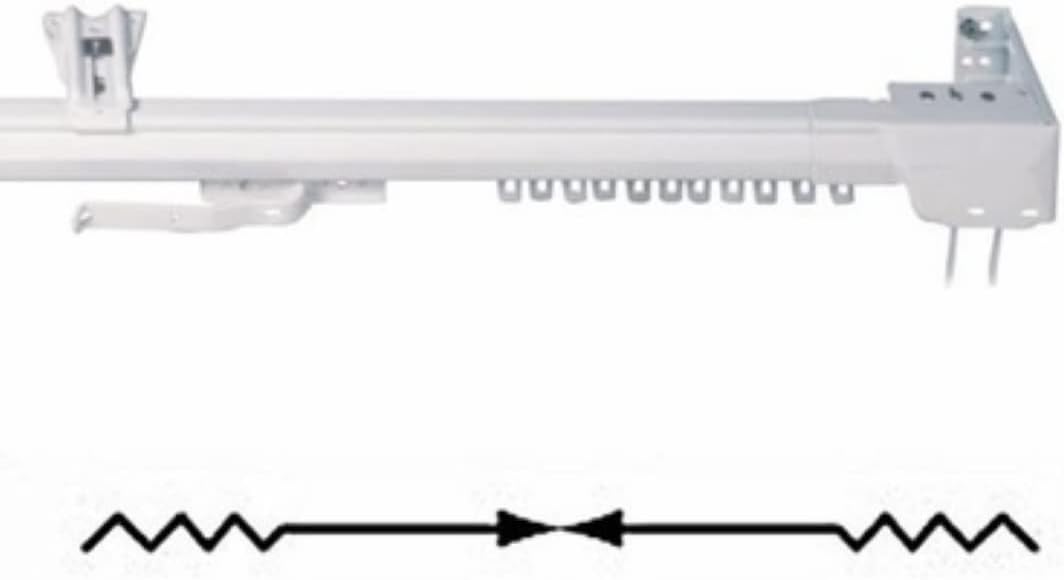 Kirsch Superfine Traverse Rods, Center Draw 38-66