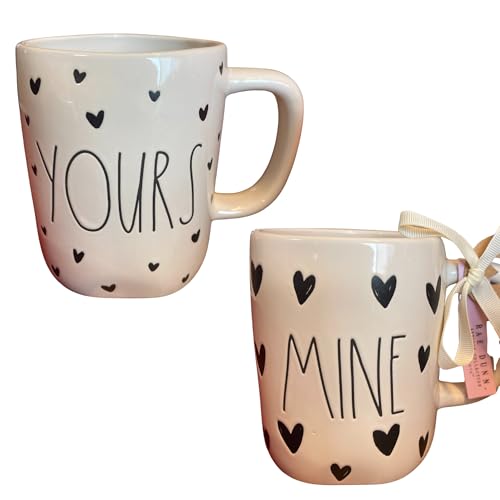 Set de 2 Tazas de Cerámica 16 oz Rae Dunn Blanca miniatura 2