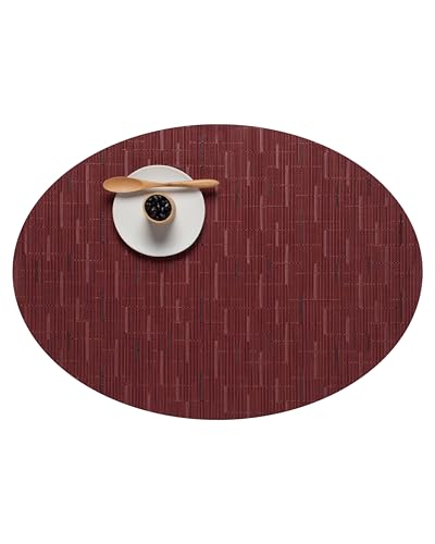 Chilewich Bamboo Placemats Set of 4, Woven Oval Placemats