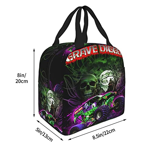 Lerora Women's Men Portable Tote Reusable Insulated Large Capacity Truck Box Tote Bag Work Sports Lunches Travel #TOP2