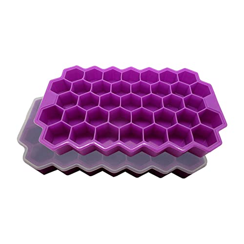 Gadgetime USA molde para hielo 2 pack hexagonal con tapa miniatura 1