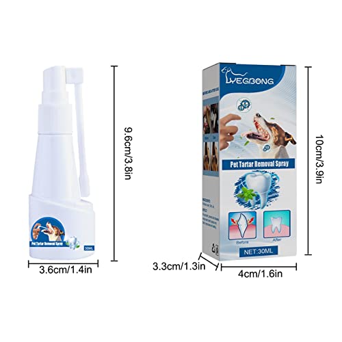 Cuidados dentários de gatos – Removedor de tártaro para dentes – Purificador de hálito de cães prote